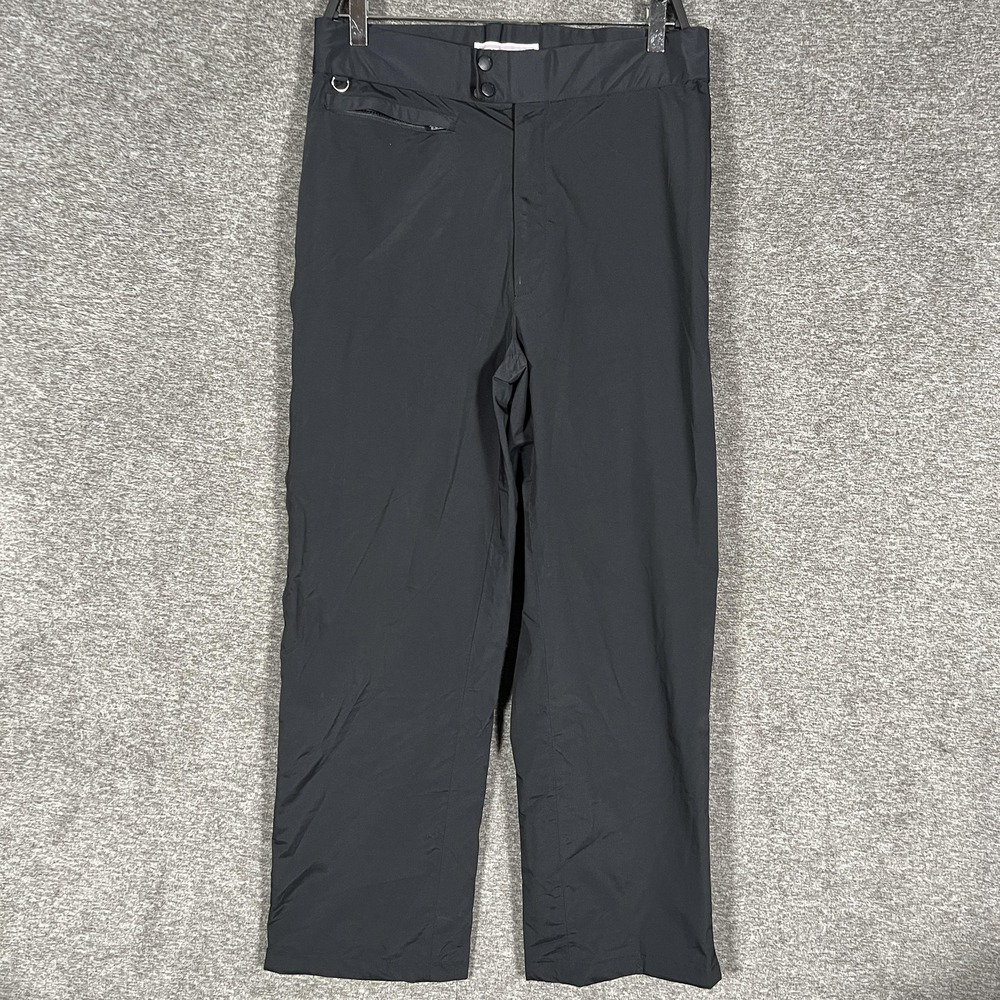Vintage Sportif Pants Mens 34 Black Gore-Tex Waterproof Nylon Outdoor Ski‎ 80s